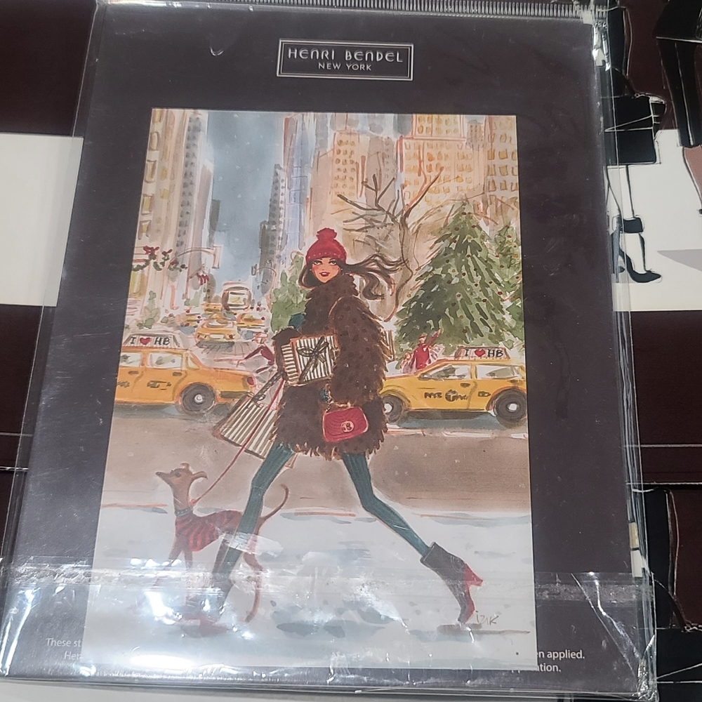 ❤FIRM Henri Bendel Holiday Card